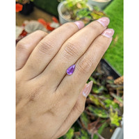 1.26 Ct. Pinkish Purple Sapphire from Ceylon (Sri Lanka) Life Style