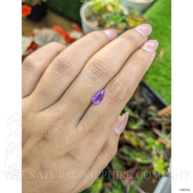 1.26 Ct. Pinkish Purple Sapphire from Ceylon (Sri Lanka)
