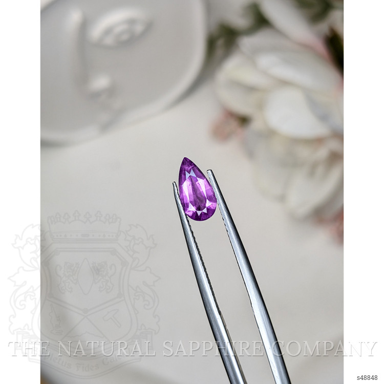 1.26 Ct. Pinkish Purple Sapphire from Ceylon (Sri Lanka)