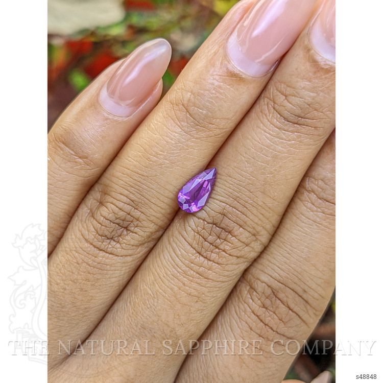 1.26 Ct. Pinkish Purple Sapphire from Ceylon (Sri Lanka)