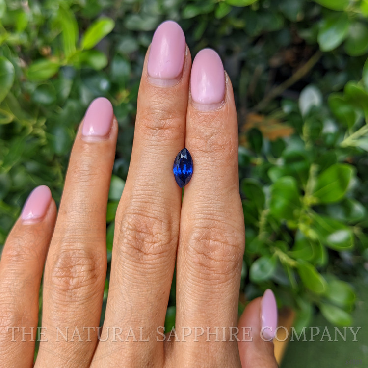 2.04 Ct. Blue Sapphire from Ceylon (Sri Lanka)