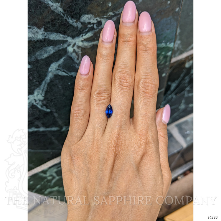 2.04 Ct. Blue Sapphire from Ceylon (Sri Lanka)
