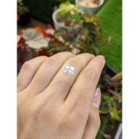 1.75 Ct. White Sapphire from Ceylon (Sri Lanka) Life Style