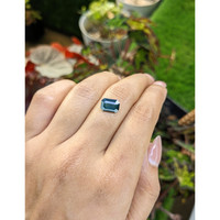 2.33 Ct. Greenish Blue Sapphire from Ceylon (Sri Lanka) Life Style