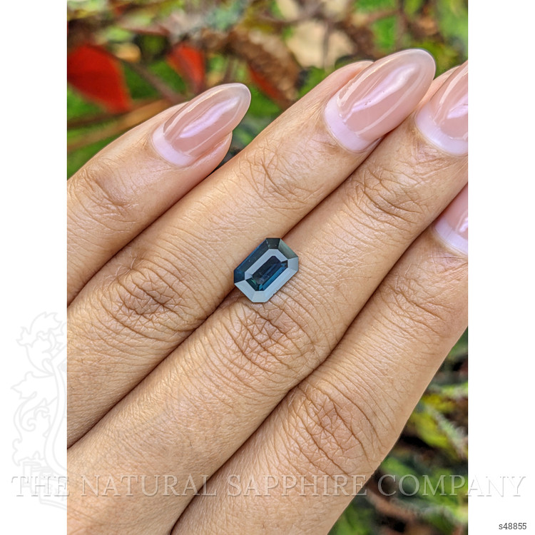 2.33 Ct. Greenish Blue Sapphire from Ceylon (Sri Lanka)
