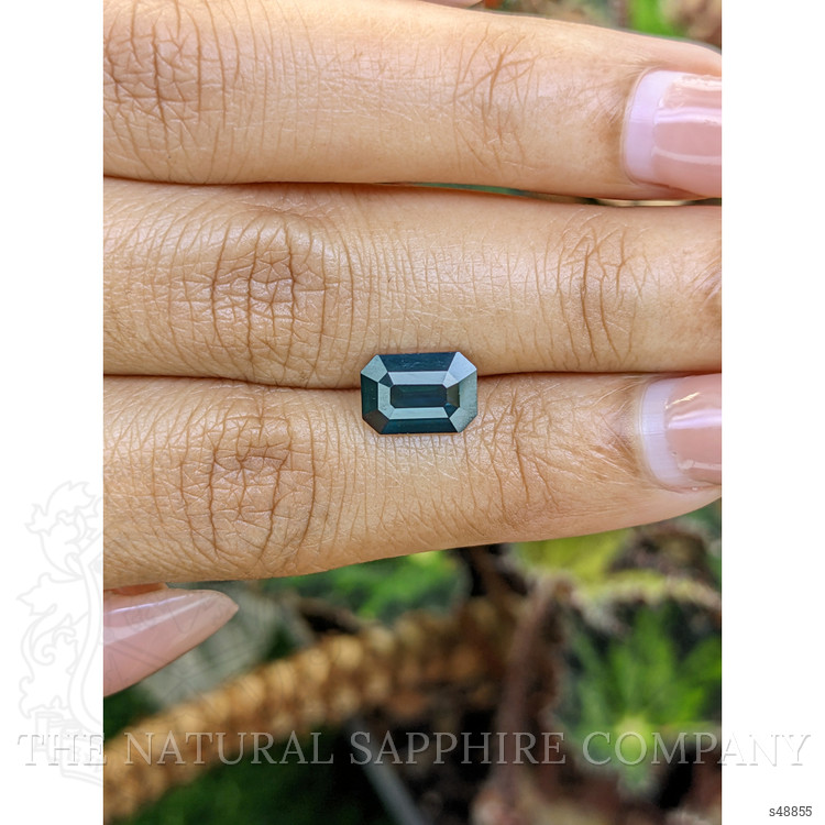 2.33 Ct. Greenish Blue Sapphire from Ceylon (Sri Lanka)