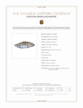 4.65 Ct. Blue Sapphire from Ceylon (Sri Lanka) Scan Report