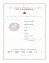 2.67 Ct. Grey Cabochon Star Sapphire from Ceylon (Sri Lanka) Scan Report