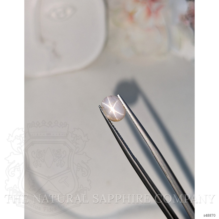 2.67 Ct. Grey Cabochon Star Sapphire from Ceylon (Sri Lanka)