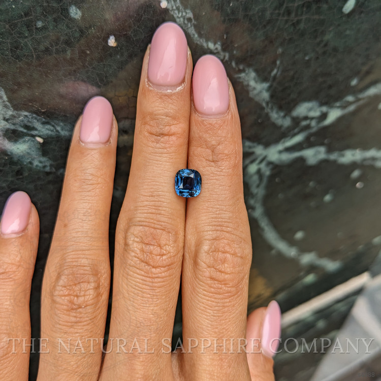 2.03 Ct. Greenish Blue Sapphire from Ceylon (Sri Lanka)