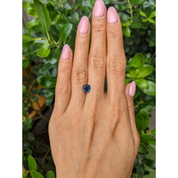 2.03 Ct. Greenish Blue Sapphire from Ceylon (Sri Lanka) Life Style