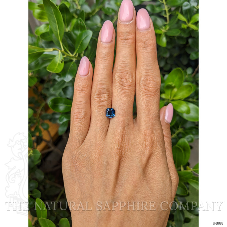 2.03 Ct. Greenish Blue Sapphire from Ceylon (Sri Lanka)