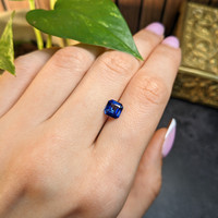 1.63 Ct. Blue Sapphire from Ceylon (Sri Lanka) Life Style