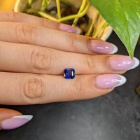 1.63 Ct. Blue Sapphire from Ceylon (Sri Lanka) Life Style