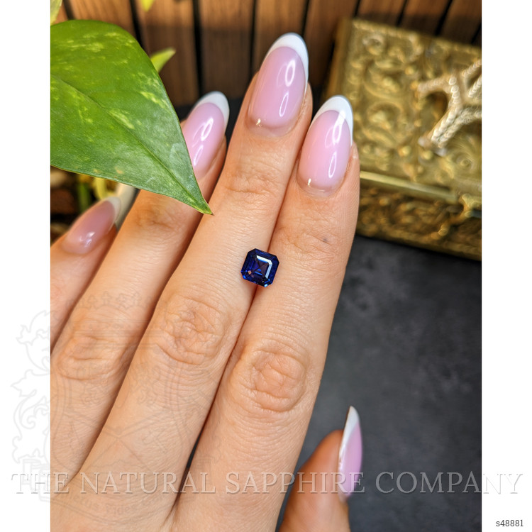 1.63 Ct. Blue Sapphire from Ceylon (Sri Lanka)