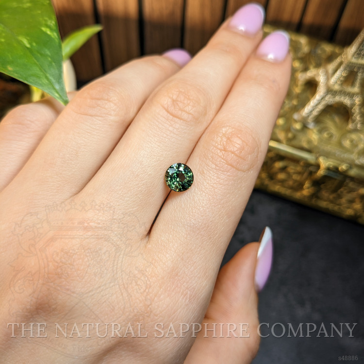1.57 Ct. Yellowish Green Sapphire from Madagascar
