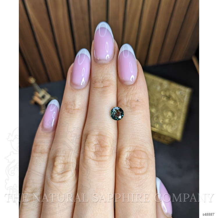 1.62 Ct. Bluish Green Sapphire from Madagascar