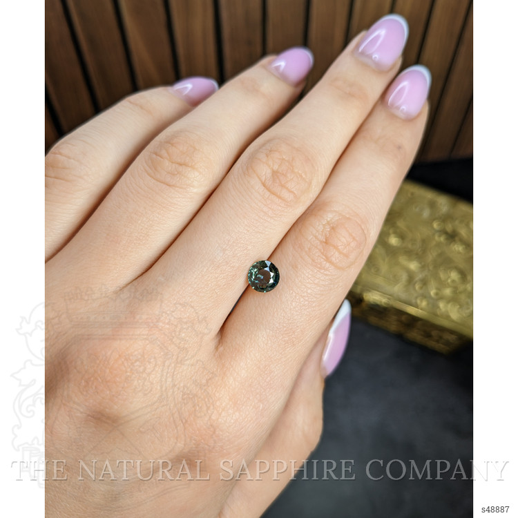 1.62 Ct. Bluish Green Sapphire from Madagascar