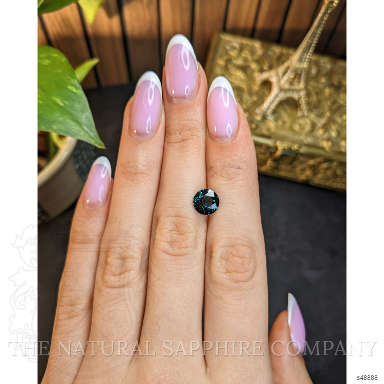 2.19 Ct. Bluish Green Sapphire from Madagascar