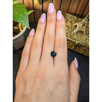 2.44 Ct. Bluish Green Sapphire from Madagascar Life Style