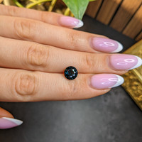 2.44 Ct. Bluish Green Sapphire from Madagascar Life Style