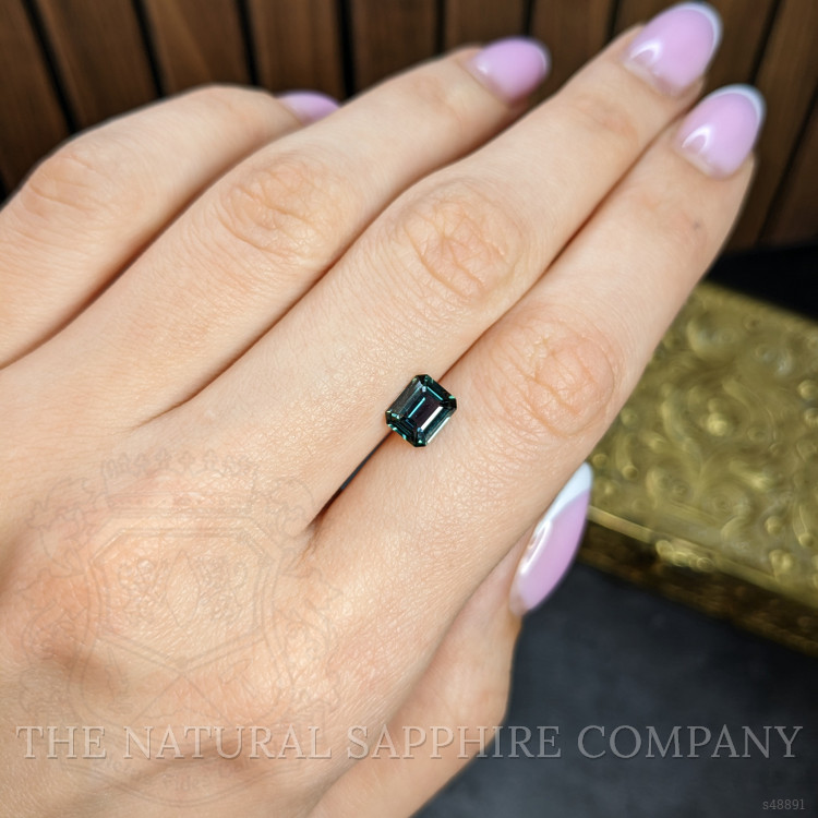 1.55 Ct. Greenish Blue Sapphire from Madagascar