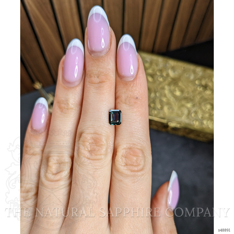 1.55 Ct. Greenish Blue Sapphire from Madagascar