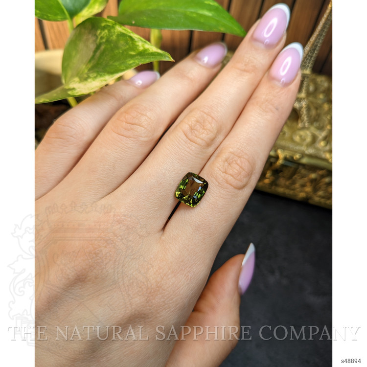 5.39 Ct. Yellowish Green Sapphire from Madagascar
