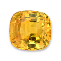 4.02 Ct. Orangish Yellow Sapphire from Ceylon (Sri Lanka) Video