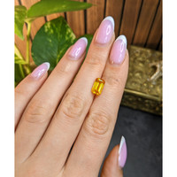 2.93 Ct. Orangish Yellow Sapphire from Ceylon (Sri Lanka) Life Style