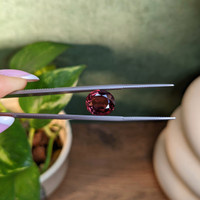 6.85 Ct. Pinkish Brown Sapphire from Ceylon (Sri Lanka) Life Style