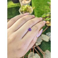 1.06 Ct. Pinkish Purple Sapphire from Ceylon (Sri Lanka) Life Style
