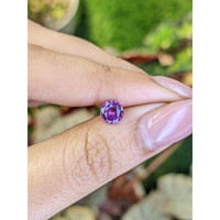 1.06 Ct. Pinkish Purple Sapphire from Ceylon (Sri Lanka) Life Style