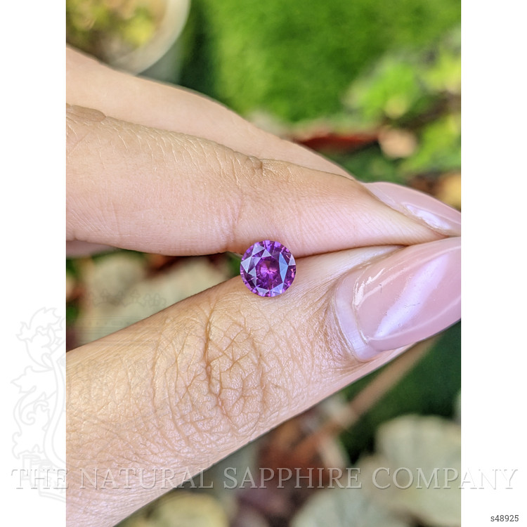 1.06 Ct. Pinkish Purple Sapphire from Ceylon (Sri Lanka)