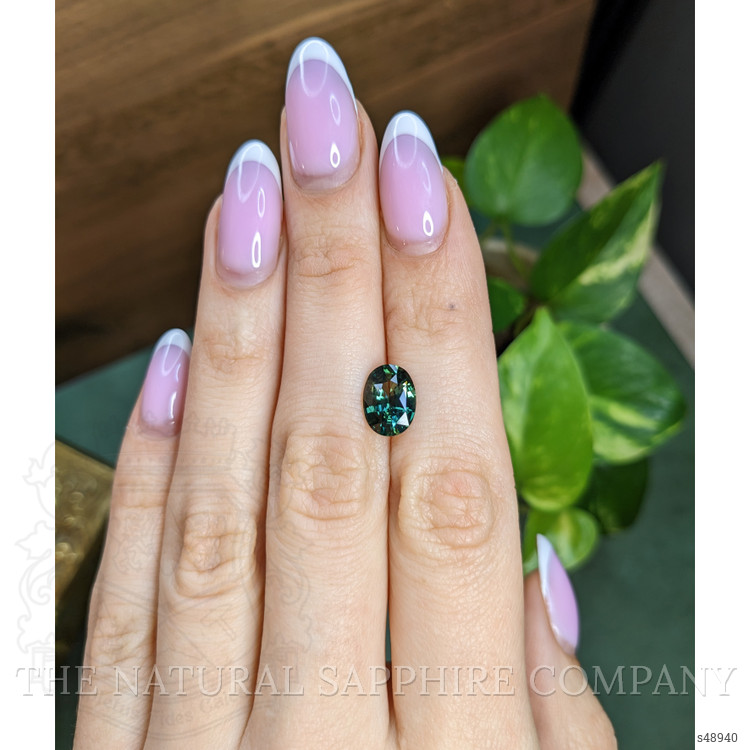 3.02 Ct. Bluish Green Sapphire from Madagascar