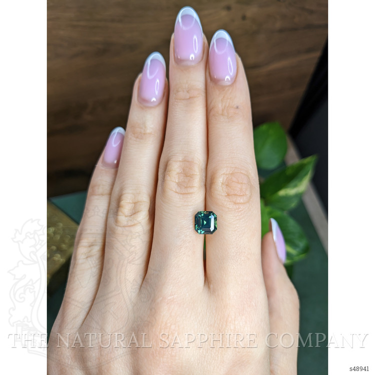 3.12 Ct. Bluish Green Sapphire from Madagascar