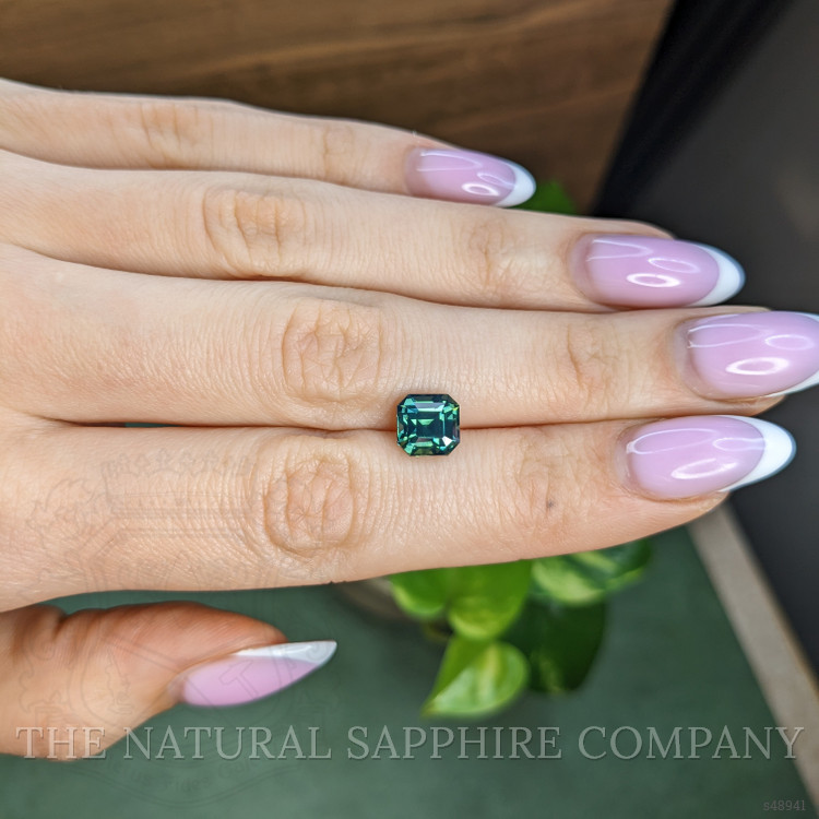 3.12 Ct. Bluish Green Sapphire from Madagascar