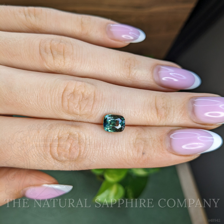 3.05 Ct. Bluish Green Sapphire from Madagascar