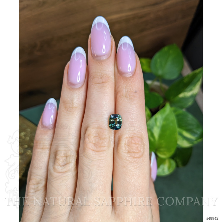 3.05 Ct. Bluish Green Sapphire from Madagascar