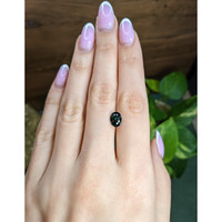 2.23 Ct. Green Sapphire from Madagascar Life Style