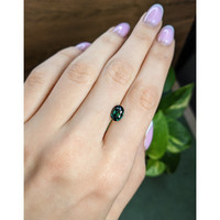 2.23 Ct. Green Sapphire from Madagascar Life Style