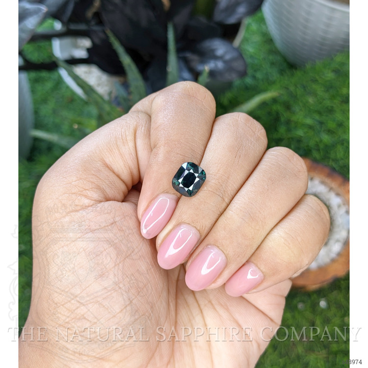 4.02 Ct. Bluish Green Sapphire from Madagascar