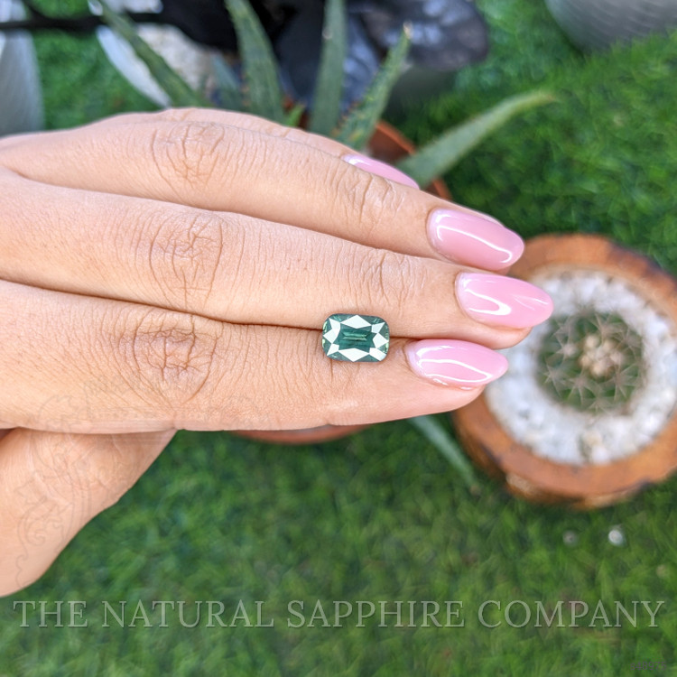 2.71 Ct. Bluish Green Sapphire from Madagascar