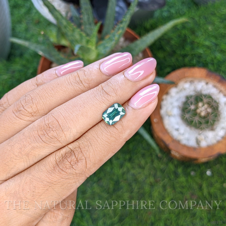 2.71 Ct. Bluish Green Sapphire from Madagascar