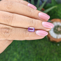 1.55 Ct. Purple Sapphire from Ceylon (Sri Lanka) Life Style