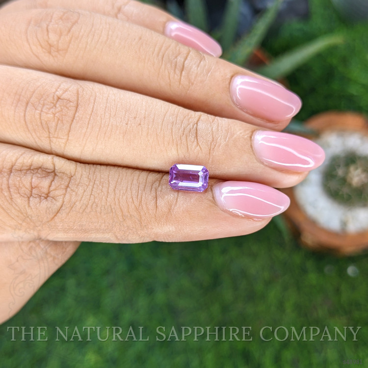 1.55 Ct. Purple Sapphire from Ceylon (Sri Lanka)