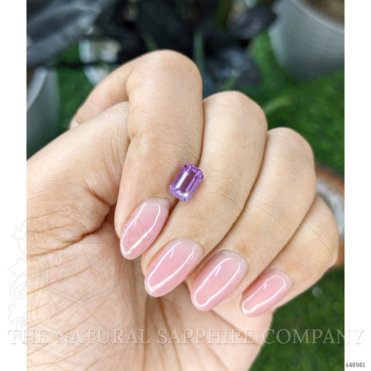 1.55 Ct. Purple Sapphire from Ceylon (Sri Lanka)