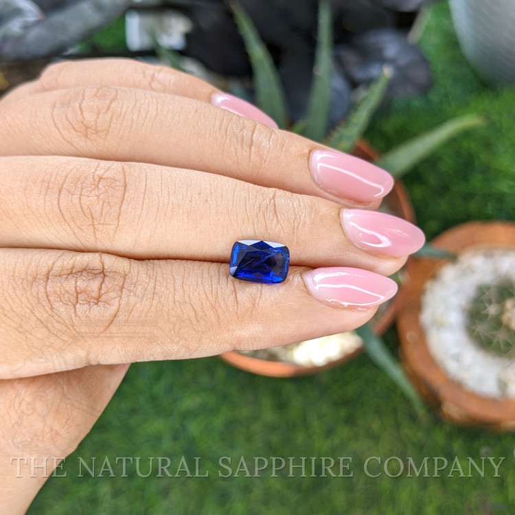 2.02 Ct. Blue Sapphire from Ceylon (Sri Lanka)