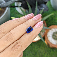 2.02 Ct. Blue Sapphire from Ceylon (Sri Lanka) Life Style