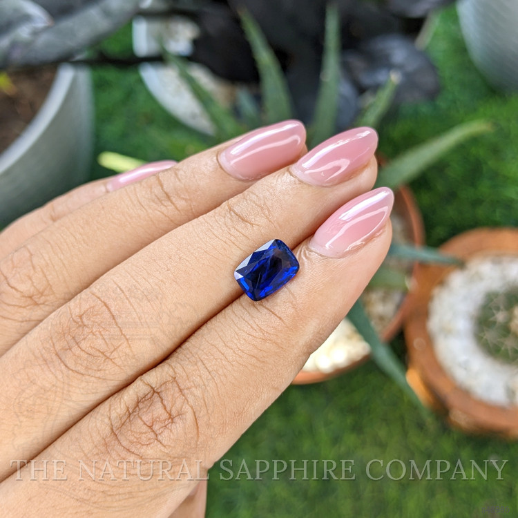 2.02 Ct. Blue Sapphire from Ceylon (Sri Lanka)